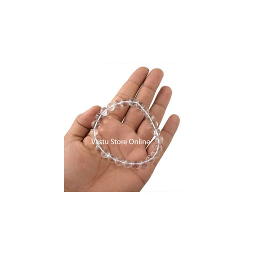 Clear Quartz Round Crystal Bracelet in India, UK, USA, All Country