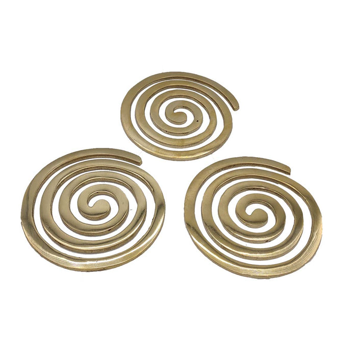 Brass Helix Vastu Remedies for North West Vastu Defects - 6 Inch 3 Piece in India, UK, USA, All Country