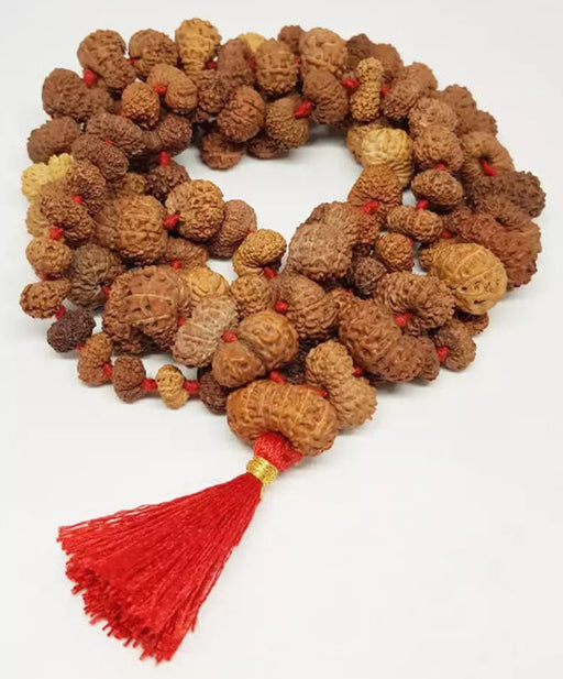 Gauri Shankar Rudraksha Mala – Indonesia Kanthi Mala 54+1 Beads in India, UK, USA, All Country