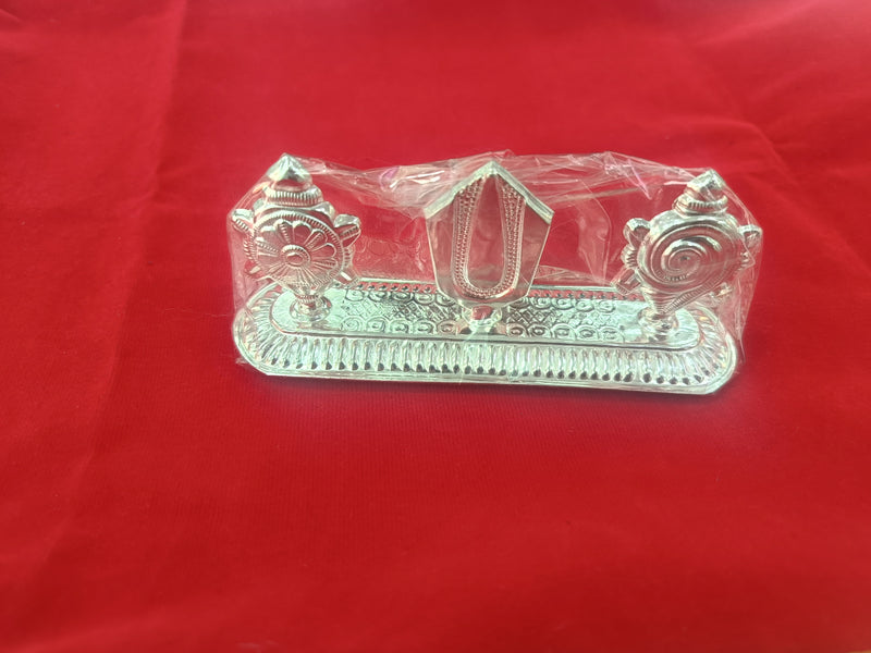 Tirupati Balaji Shanku Chakra Pratick in Pure Silver in India, UK, USA, All Country