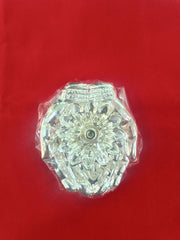 Silver Diya with Hand Shape Base for Gift | Pooja | Home usage in India, UK, USA, All Country