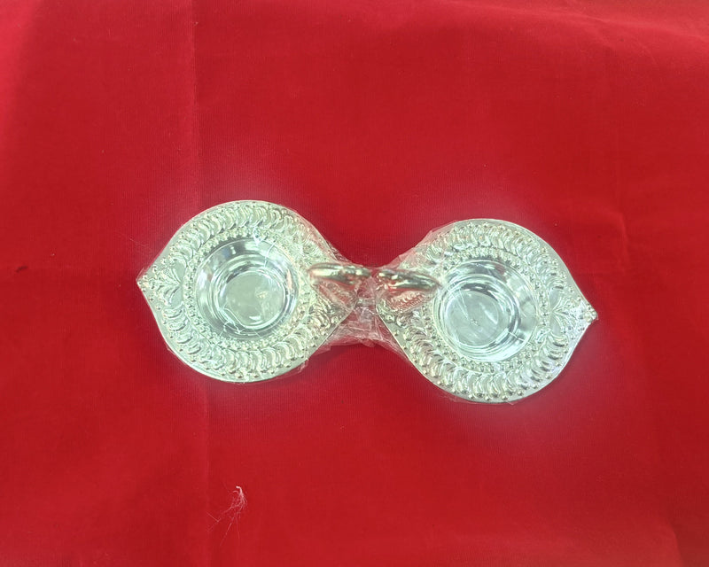 Peacock Design Haldi Kumkum Containers in Pure Silver in India, UK, USA, All Country