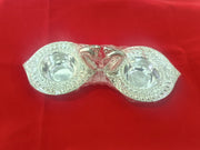 Peacock Design Haldi Kumkum Containers in Pure Silver in India, UK, USA, All Country