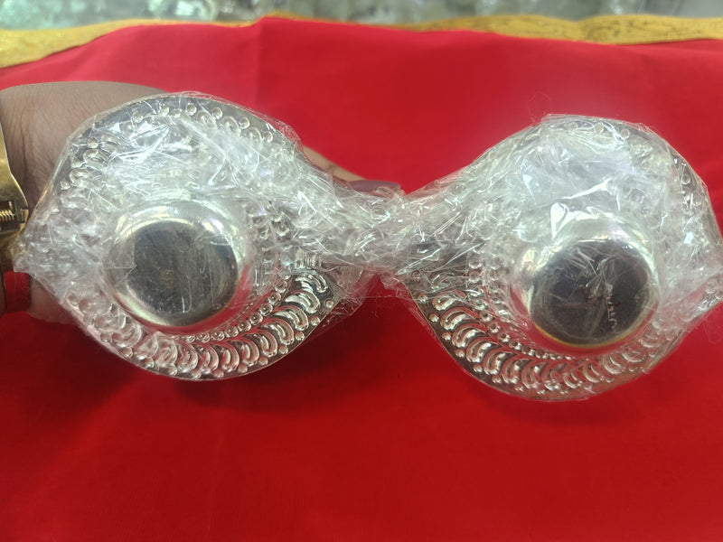 Peacock Design Haldi Kumkum Containers in Pure Silver in India, UK, USA, All Country