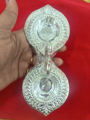 Peacock Design Haldi Kumkum Containers in Pure Silver in India, UK, USA, All Country