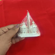 Pure Silver Kankavati | Haldi-Kumkum Holder with Handle for Home Mandir in India, UK, USA, All Country