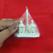 Pure Silver Kankavati | Haldi-Kumkum Holder with Handle for Home Mandir in India, UK, USA, All Country