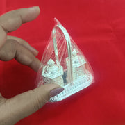 Pure Silver Kankavati | Haldi-Kumkum Holder with Handle for Home Mandir in India, UK, USA, All Country