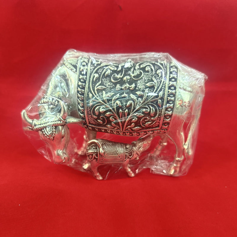 Silver Kamdhenu Cow and Calf in India, UK, USA, All Country