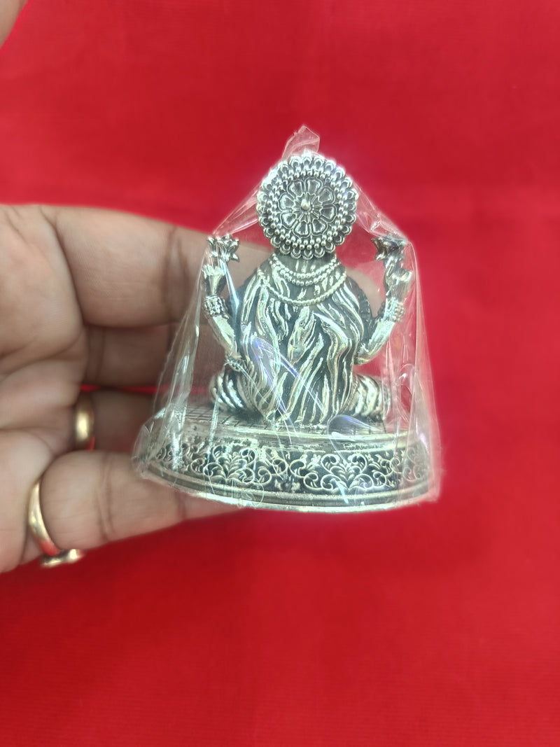 Silver Laxmi Idol for Home Temple in India, UK, USA, All Country