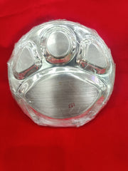 Silver Plain Pav Bhaji Plate | Food Plate in Silver in India, UK, USA, All Country