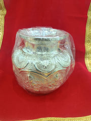Silver Ashtalakshmi Kalash for Home Mandir in India, UK, USA, All Country