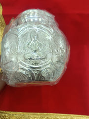 Silver Ashtalakshmi Kalash for Home Mandir in India, UK, USA, All Country