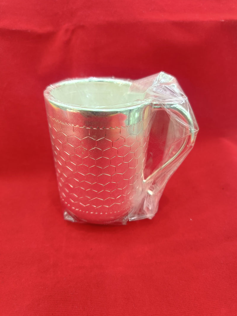 Plain football pattern Silver Coffee Mugs in India, UK, USA, All Country