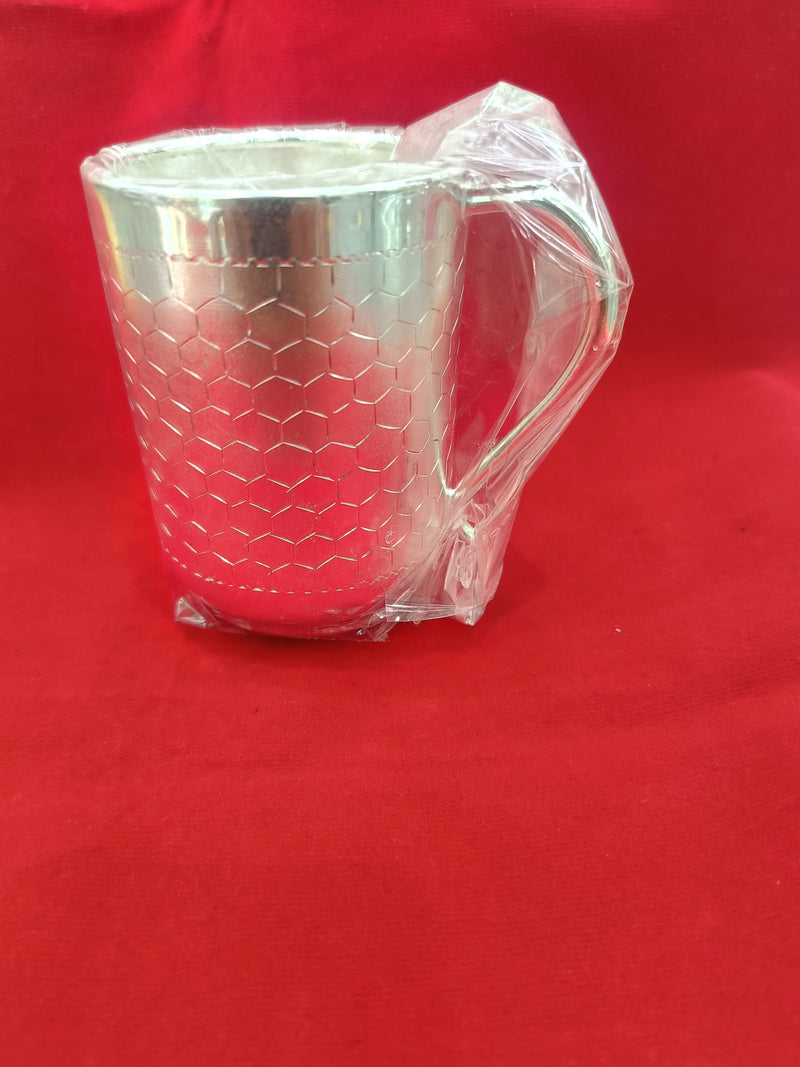 Plain football pattern Silver Coffee Mugs in India, UK, USA, All Country