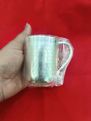 Plain football pattern Silver Coffee Mugs in India, UK, USA, All Country