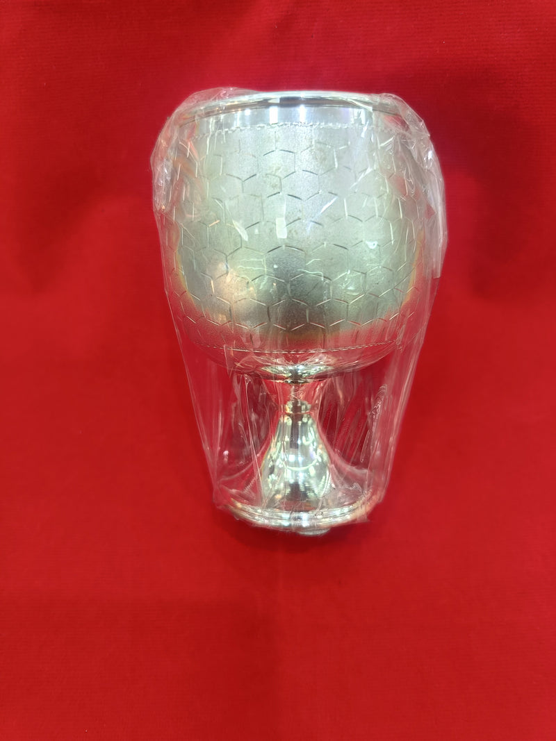 Classy Silver Stemmed Drinking Glass | Silver Utensils & Gift Items in India, UK, USA, All Country