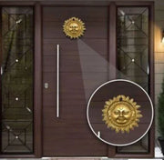 Brass Sun face Wall Hanging for Good Luck, Success and Prosperity in India, UK, USA, All Country