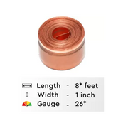 Copper Strip For Vastu Remedy {8 Feet, 0.2 MM Thickness} in India, UK, USA, All Country