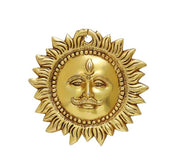 Brass Sun face Wall Hanging for Good Luck, Success and Prosperity in India, UK, USA, All Country