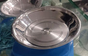999 Fine Pure Silver Handmade solid Plan Silver Tarbhana/Silver Tamhan Thali for Home Mandir in India, UK, USA, All Country