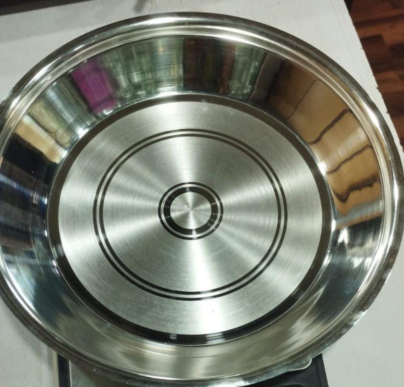 999 Fine Pure Silver Handmade solid Plan Silver Tarbhana/Silver Tamhan Thali for Home Mandir in India, UK, USA, All Country