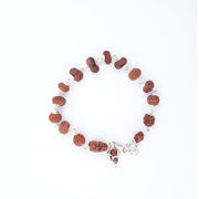 1 to 14 Mukhi with Ganesh & Gauri Shankar Rudraksha Siddha Bracelet in Pure Silver in India, UK, USA, All Country