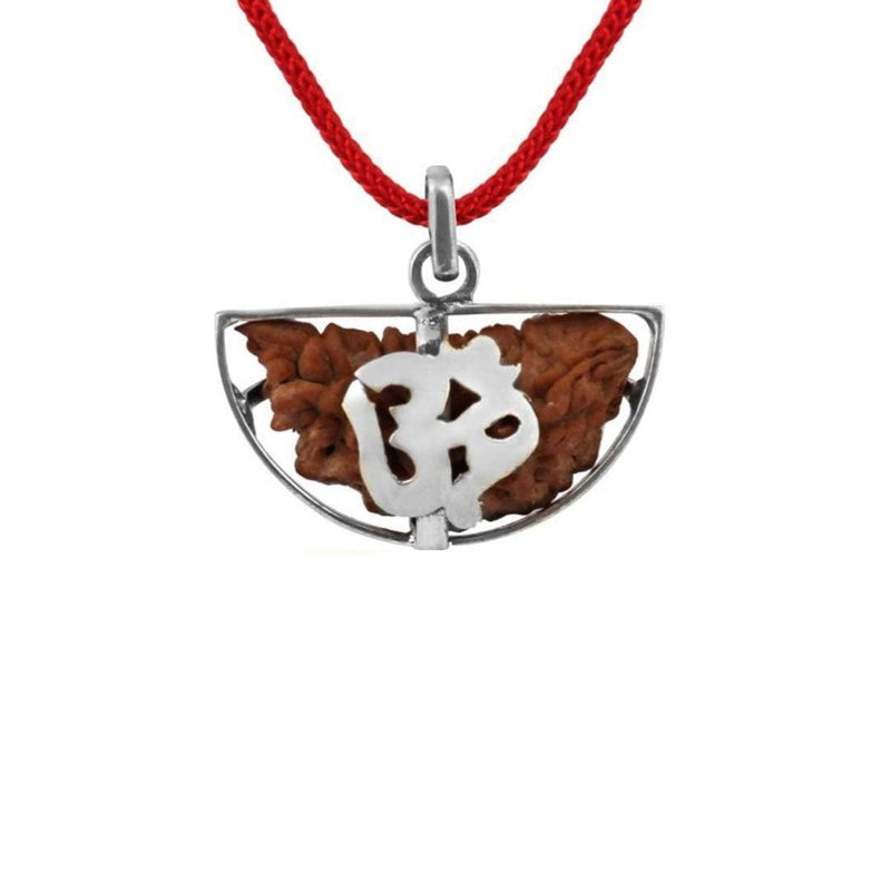 1 Face Kaju Shape Indian Rudraksha with Silver Capping in India, UK, USA, All Country