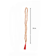 2 Face Rudraksha Mala - Lab Certified in India, UK, USA, All Country