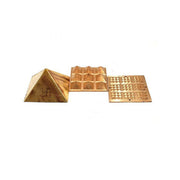 100x Poweful Copper Vastu Pyramid Set – 4 Inch Vastu Remedies for Positive Vastu Energy Vibrations at Home, Office, Factory, Plot in India, UK, USA, All Country