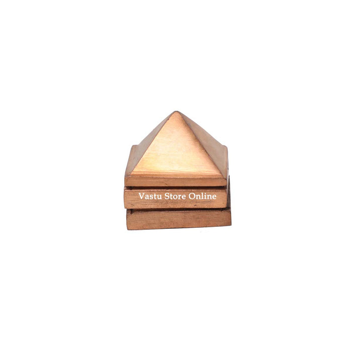 Copper Vastu Pyramid Set for Home Office Temple - 1 inch in India, UK, USA, All Country