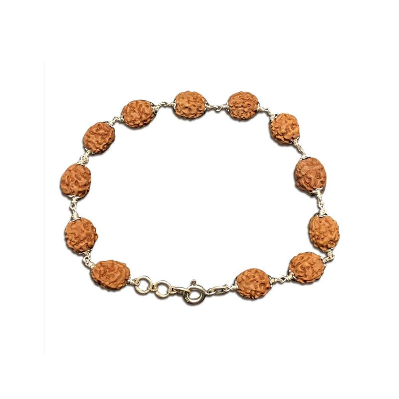 4 Face Rudraksha Bracelet in Silver in India, UK, USA, All Country