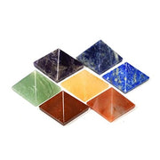 7 Chakra Pyramid 10-12 mm- Crystal - Reiki - Vastu - Feng Shui in India, UK, USA, All Country