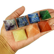 7 Chakra Pyramid 10-12 mm- Crystal - Reiki - Vastu - Feng Shui in India, UK, USA, All Country