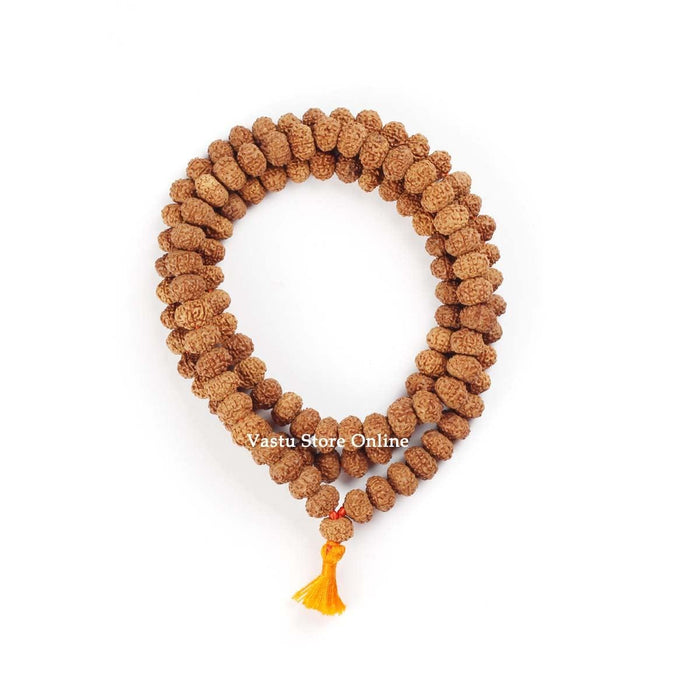 7 Face Rudraksha Mala - Lab Certified 108+1 in India, UK, USA, All Country