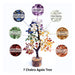 7 (Seven) Chakra Natural Healing Reiki Crystal tree for Good Luck, Wealth in India, UK, USA, All Country