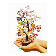 7 (Seven) Chakra Natural Reiki Crystal tree for Good Luck, Wealth in India, UK, USA, All Country