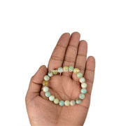 Amazonite Round Crystal Bracelet in India, UK, USA, All Country