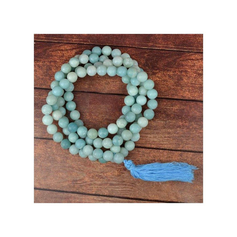Amazonite Round Beads Mala in India, UK, USA, All Country