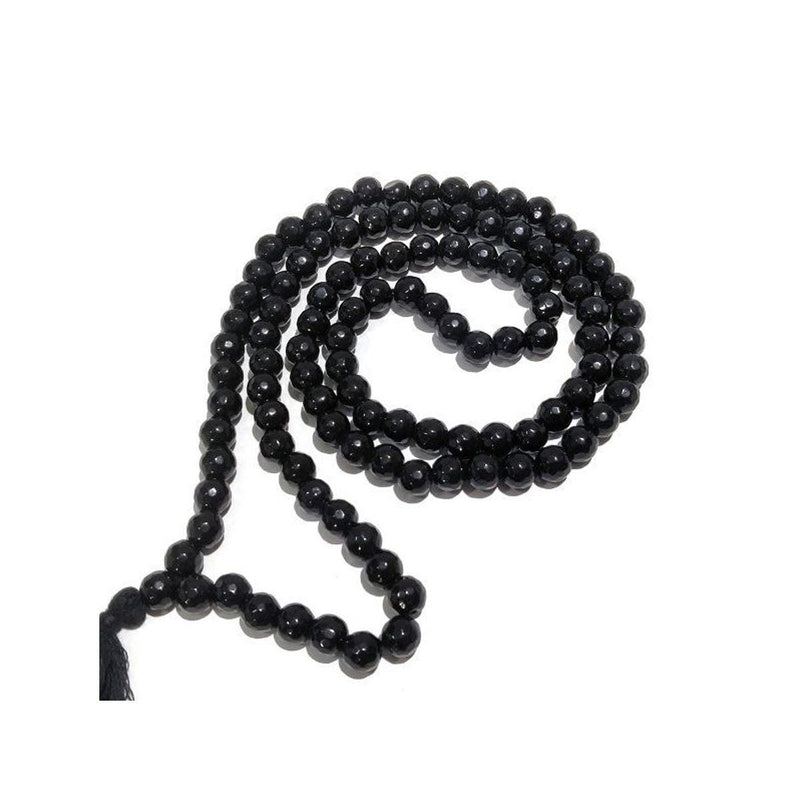 Black Tourmaline Round Beads Mala in India, UK, USA, All Country