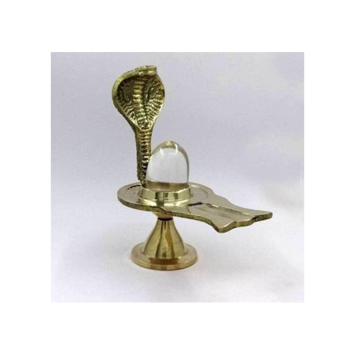 Pure Brass Shivling with Sphatik Crystal Lingam in India, UK, USA, All Country