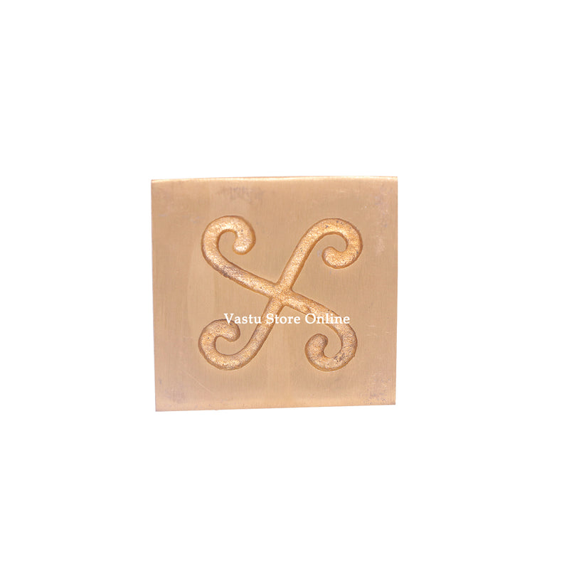 Brass Spiral Swastika Heavy For North West Dosh in India, UK, USA, All Country