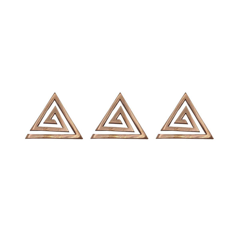 Copper Helix Vastu Remedies for South East Vastu Dosh - Set of 3 Pcs - 6 Inch in India, UK, USA, All Country