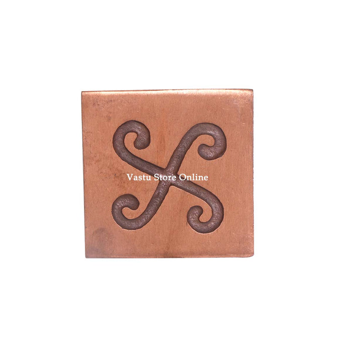 Copper Spiral Swastika for South East Defect in India, UK, USA, All Country