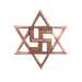 Copper Star Pyramid Swastik For Vastu Dosh in India, UK, USA, All Country