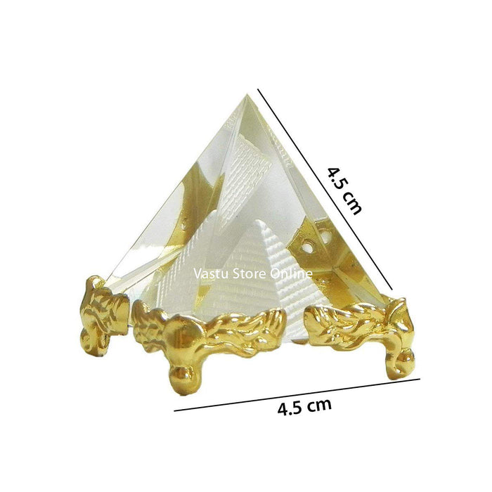 Crystal Pyramid for Positive Energy And Vastu Correction - Good Luck & Prosperity in India, UK, USA, All Country