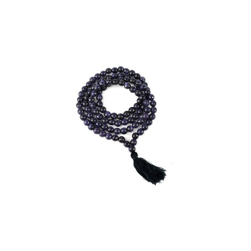 Goldstone Blue Beads Mala in India, UK, USA, All Country