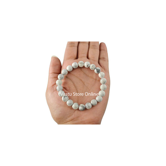 Howlite Amazonite bead bracelet | Amazonite crystal | Howlite stone