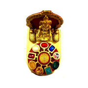Shri Dhanvarsha Kuber Yantra Chowki In Brass in India, UK, USA, All Country