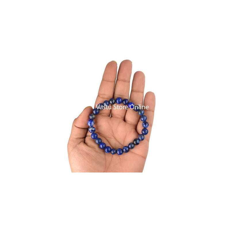 Lapis Lazuli Round Crystal Bracelet in India, UK, USA, All Country